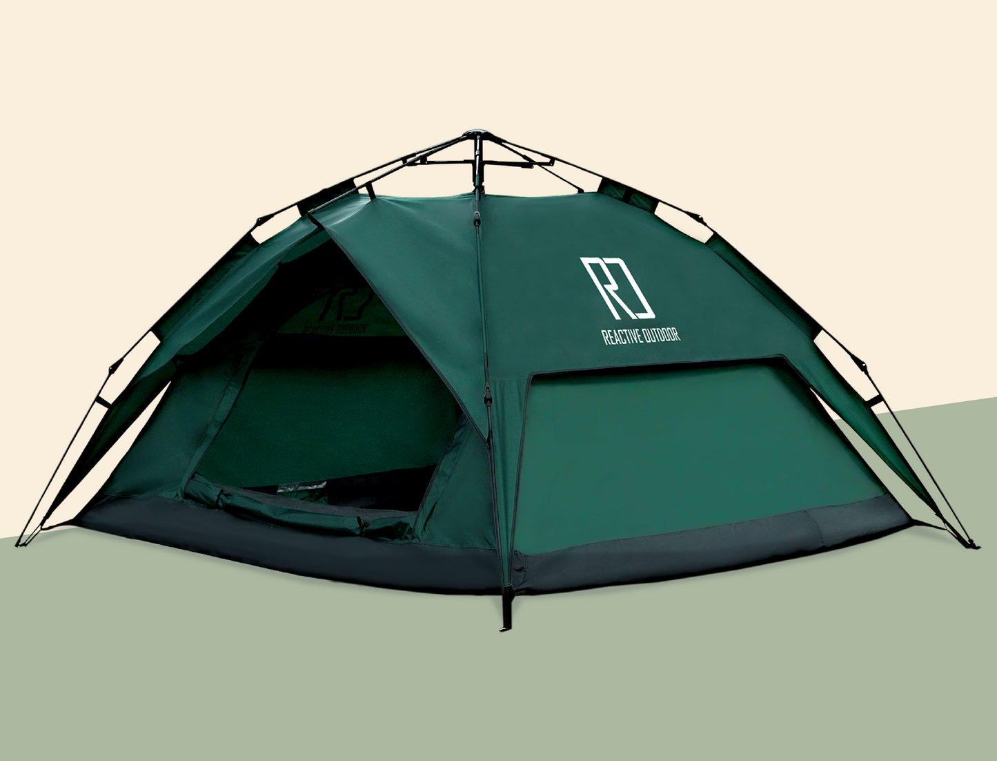 Grande Tente 3 Secs Tent + Bâche de camping GRATUITE (Jusqu’à 3 personnes)