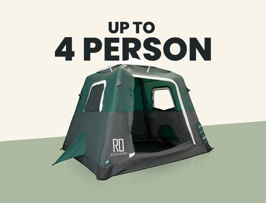 Small-Sized 2 Step Cabin Tent (Up To 4 Person).