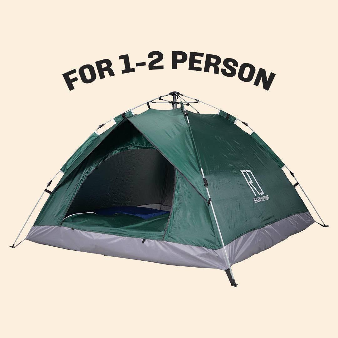 Instant Pop Up Camping Tent Family 2 4 Person Auto Tent Waterproof Reactive Outdoor