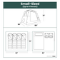 Small-Sized 2 Step Cabin Tent + FREE Camping Tarp (Up To 4 Person)